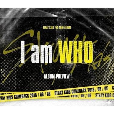Stray Kids - [I am WHO] 2nd Mini Album Random Ver CD+Poster(on)+PhotoBook+PhotoCard+Extra Photocards Set K-POP Sealed