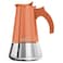 London Sip Stainless Steel Stovetop Espresso Maker Moka Pot Italian Coffee Percolator, Copper, Small (5.07 oz)