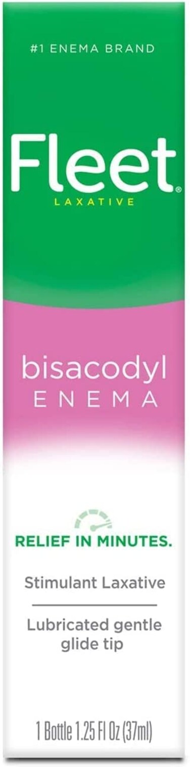Fleet Laxative Bisacodyl Enema, 1.25 fl oz (Pack of 10)