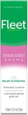 Fleet Laxative Bisacodyl Enema, 1.25 fl oz (Pack of 10)