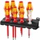 Wera 05006147001 Kraftform Plusserie 100 Rack 160I Screwdriver Set (7 Piece)