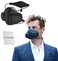 ATMOBLUE Electric Mask - Dual Air Fans Mask with HEPA Filter - Lightweight Silicone Seal Forms to Face - Only Dual Fan Mask - 3 Speed Settings with Patented Head Strap