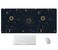 SSOIU Zodiac Wheel Desk Mat, Celestial Desk Pad, Astrology Large Gaming Mouse Pad 35.5x15.7inch XXL Large Big Computer Keyboard Mouse Mat Desk Pad with Non-Slip Base and Stitched Edge for Home Office