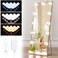 Brightown 14 Bulb Dimmable Hollywood Makeup Mirror Lights, 22Ft Adjustable Vanity Lighting Fixtures for Full Length Mirror (Mirror Not Included)