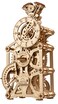 UGEARS Engine Clock 3D Wooden Puzzles for Adults - Mechanical 3D Puzzle Clock Kits for Do It Yourself, Functional Table Clock with Moving Pistons - Miniature Kit Models for Adults to Build - 265 Pcs