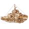UGEARS Tugboat 3D Mechanical Wooden Model for Self Assembling, DIY, Brainteaser