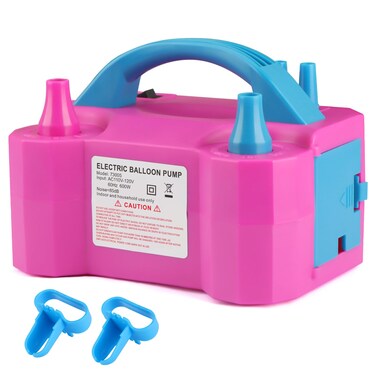 OWill 600W Electric Balloon Pump for Quick Inflation - Ideal for Air, Portable and Efficient Balloon Pump Electric as an Alternative to Helium for Inflated Balloons