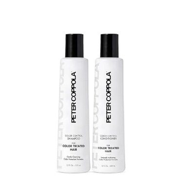 PETER COPPOLA Color Control Sulfate Free Shampoo &amp; Conditioner For Color Treated Hair - Color Safe Keratin Shampoo &amp; Intensely Hydrating Conditioner, 12 Fl Oz Duo