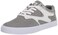 DC Men's Kalis Vulc Low Shoe Skate, Grey/White, 10.5