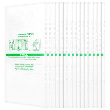 Cabiclean 15 Pack Fit for 204814 Micron Magic Hepa Filter Plus Bags-KB Vacuums 205811, for Vacuums Models G4 G5 Gsix, Ultimate G Series Diamond Edition Sentria Sentria II Avalir Avalir II