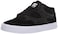 DC mens Kalis Vulc Mid Skate Shoe, Black/Black/White, 10 US