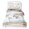 Where The Polka Dots Roam Twin Size Bedding Duvet Cover World Map Design 2 Piece Set Unisex, Soft Brushed Microfiber, Durable, Wrinkle-Resistant, Allergy Free for Adults, Men, Women, Teens, Kids