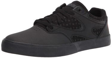 DC mens Kalis Vulc Ac/Dc Band Limited Edition Sneaker Skate Shoe, Black/Black/Grey, 10.5 US