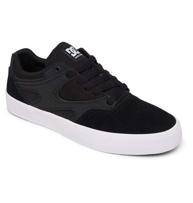 DC Men's Kalis Vulc Skateboard, Skate Shoe, Black/Athletic Red/Black, 10 M US