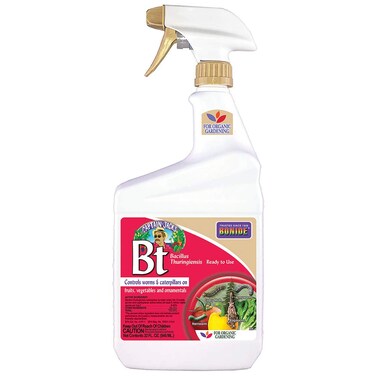 Bonide 8066 Captain Jack's Bacillus Thuringiensis BT Organic Worm &amp; Caterpillar Control, 32 oz. Ready-to-Us - Quantity 1