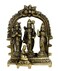 eSplanade 5.5" Brass Ram Darbar (Rama, Sita, Laxman, Hanuman) Murti Idol Statue Sculpture