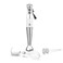 Immersion Hand Blender, UTALENT 3-in-1 8-Speed Stick Blender with Milk Frother, Egg Whisk for Smoothies, Coffee Milk Foam, Puree Baby Food, Sauces and Soups - White