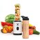 Moss &amp; Stone Personal Blender Single Serve Shake &amp; Smoothies Maker with Portable Travel Sport Bottle - Mini Juicer, White &amp; Black Single Serve Blender for Smoothies and Shakes - Bottle 20 oz