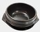 SUNRISE Kitchen Supply 38 oz Black Dolsot/Stone Bowl with Tray 6.25 in