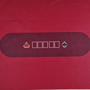 BALIKEN 108 X56 Inch Texas Holdem Felt Professional Grade Mat,Dustproof Professional Gambling Tablecloth,Washable and Ironable