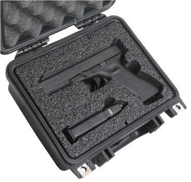 Case Club Case to fit Glock 17 &amp; 3 Magazines. Pre-Cut, Heavy Duty, Waterproof (Accommodates Optics &amp; Under Barrel attachments)