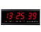 18.9 Inch Oversized LED Digital Wall Clock Large Display with Indoor Temperature Date and Day of Week,Electric Wall Clock/Calendar Timer Home Decor -Red
