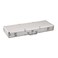 Fat Cat Replacement Aluminum Poker Chip Case - 500ct (Chips, cards, and dice not included ), Silver