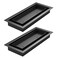 4X10 Classic - Pack of 2, Air Vent - Drop in, Textured Black, Made in CANADA