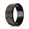 YOGA DESIGN LAB   THE YOGA WHEEL   Eco Printed, Extra Strength, Padded, Dharma Exercise Wheel   Designed in Bali   Enhance Your Postures and Stretch Deeper (Mandala Black,)