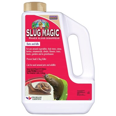 Bonide Captain Jack's Slug Magic Granules, 3 lbs. Snail &amp; Slug Killer, For Organic Formula, Pet Safe Formula