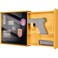 OneTigris Hidden Gun Storage, Concealment Furniture Hidden Gun Safe Concealment Shelf Wall Safe Wooden Photo Frame, Wall Mounted Hidden Compartment Furniture with Patches Display Panel (Wood)