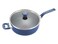 T-fal B03782 Excite ProGlide Nonstick Thermo-Spot Heat Indicator Dishwasher Oven Safe Jumbo Cooker with Lid Cookware, 5-Quart, Blue