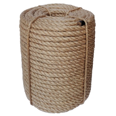 ILIKEEC Jute Rope 10mm, 164 Feet 4.5lb Thick Garden Jute Twine String for DIY Cat Scratcher, Gardening, Bundling and Wall Hanging Craft Decorative (Brown)