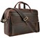 Masa Kawa Vintage Leather Briefcase for Men 17 Inch Laptop Computer Brief Case Business Travel Work Messenger Cross Body Shoulder Bags, Brown