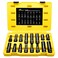 Topec 16-Piece Locking Lug Nut Master Key Set   5, 6, 7, 12 Spline Socket Set, Star and Internal Hex Style Lug Nut Key Set, CR-MO Steel