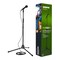 Shure Stage Performance Kit with PGA58 Cardioid Dynamic Vocal Handheld Microphone, XLR Cable and Mic Stand - for Onstage or Studio (PGA58BTS)