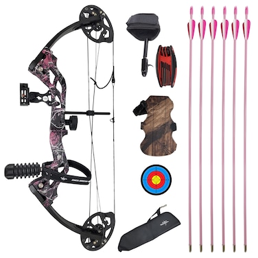 Southland Archery Supply Hero Junior Youth Compound Bow Package 10-29 LBS (Purple)