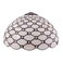 Tiffany Lamp Shade Replacement W16H7 Inch Stained Glass Crystal Pear Bead Lampshade Fit For Table Lamps FLoor Lamp Ceiling Fixture (3 Hooks)Pendant Hanging Light S005 WERFACTORY Home Office Decoration