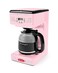 Nostalgia Retro 12-Cup Programmable Coffee Maker With LED Display, Automatic Shut-Off &amp; Keep Warm, Pause-And-Serve Function, Pink