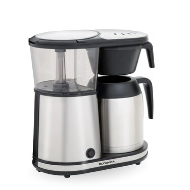Bonavita 8 Cup Drip Coffee Maker Machine, One-Touch Pour Over, Auto Pause Brewing with Stainless Steel Double Wall Thermal Carafe, SCA Certified, Dishwasher Safe, BV1901TS