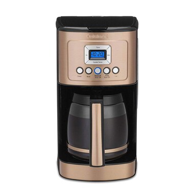 Cuisinart Coffee Maker, 14-Cup Glass Carafe, Fully Automatic for Brew Strength Control &amp; 1-4 Cup Setting, Stainless Steel, DCC-3200CP, Copper
