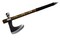 Wuu Jau Co L-112 Native American Peace Pipe Tomahawk Axe, 18&quot;,Black