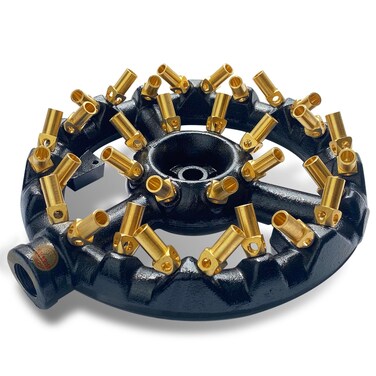 Commercial Use Jet Burner Sunrise Kitchen Supply Propane Gas (32 Tips)