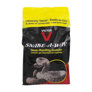 Victor VP364B-10 Snake-A-Way Outdoor Snake Repelling Granules 10LB Repellent - Repels Against Poisonous and Non-Poisonous Snakes