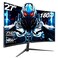 Gawfolk 27 inch Curved Gaming Monitor,144Hz/180Hz PC Monitor Full HD 1080P, Frameless 1800R Computer Display with FreeSync &amp; Eye-Care Technology, Wall Mountable, DP, HDMI Port (Black)