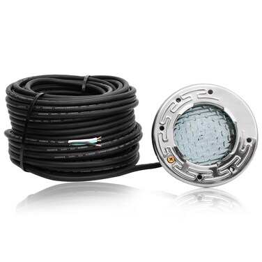 6 Inch Spa Lights for Inground Pool Led, 100FT 120V 6 Inch Color Changing Pool Lights, Underwater Swimming Pool Spa Light for Pools and Spa