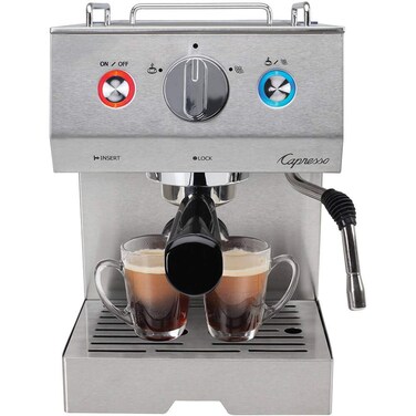 Capresso Cafe Select Professional Stainless Steel Espresso &amp; Cappuccino Machine