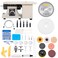 DZQ Mini Table Saw Jewelry Making Polisher w/Flex Shaft Multifunctional Bench Grinder Sander Buffing Machine Woodworking Tool 69Pcs Accs 10,000Rpm 750W