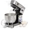 Moss &amp; Stone Stand Mixer With Lcd Display, 6 Speed Electric Mixer With 5.5 Quart Stainless Steel Mixing Bowl, Kitchen Mixer With Dough Hook, Egg Whisk, Beater &amp; Baking Spatula, Food Mixer With Timer