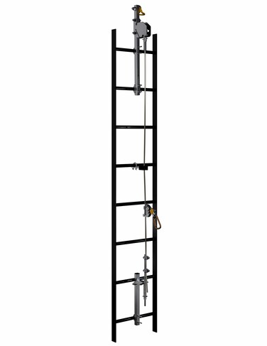 3M DBI-Sala Lad-Saf Cable Vertical Safety System 6118030, Galvanized Steel, 30 FT